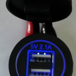 CARGADOR USB 12-24V REDONDO